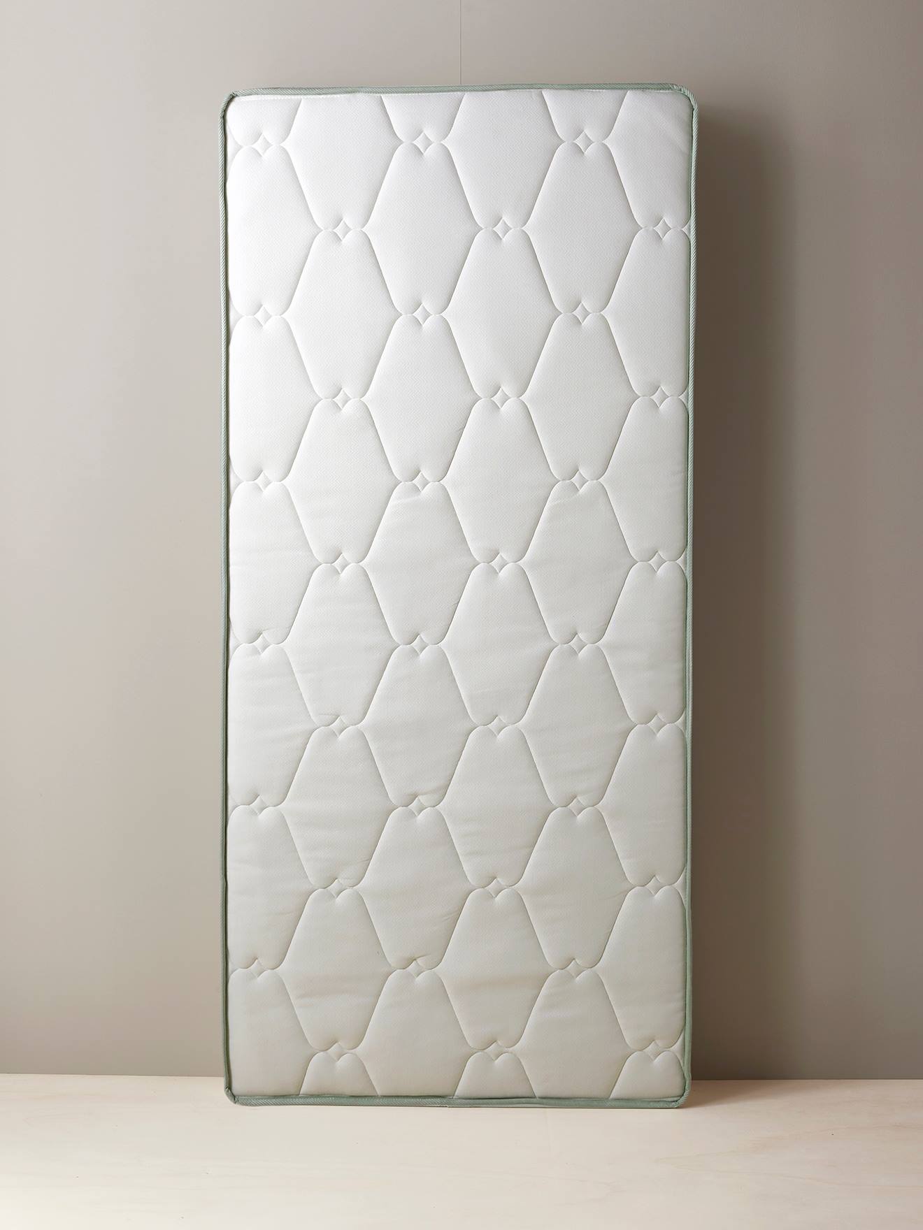 Matelas enfant ressorts respirant traité Passerelle® blanc