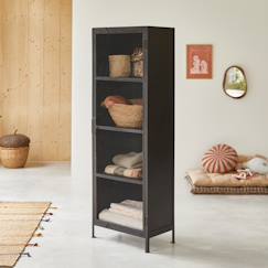 Armoire grillagée enfant en métal noir 175 alma  - vertbaudet enfant