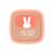 Réveil et veilleuse pour enfant Billy clock - Motif lapin, face avant tissu Blue Waves+Chocolat+Gris+Marshmallow+Navy+Rose+Turquoise 31 - vertbaudet enfant 