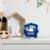 Réveil et veilleuse pour enfant Billy clock - Motif lapin, face avant tissu Blue Waves+Chocolat+Gris+Marshmallow+Navy+Rose+Turquoise 2 - vertbaudet enfant 