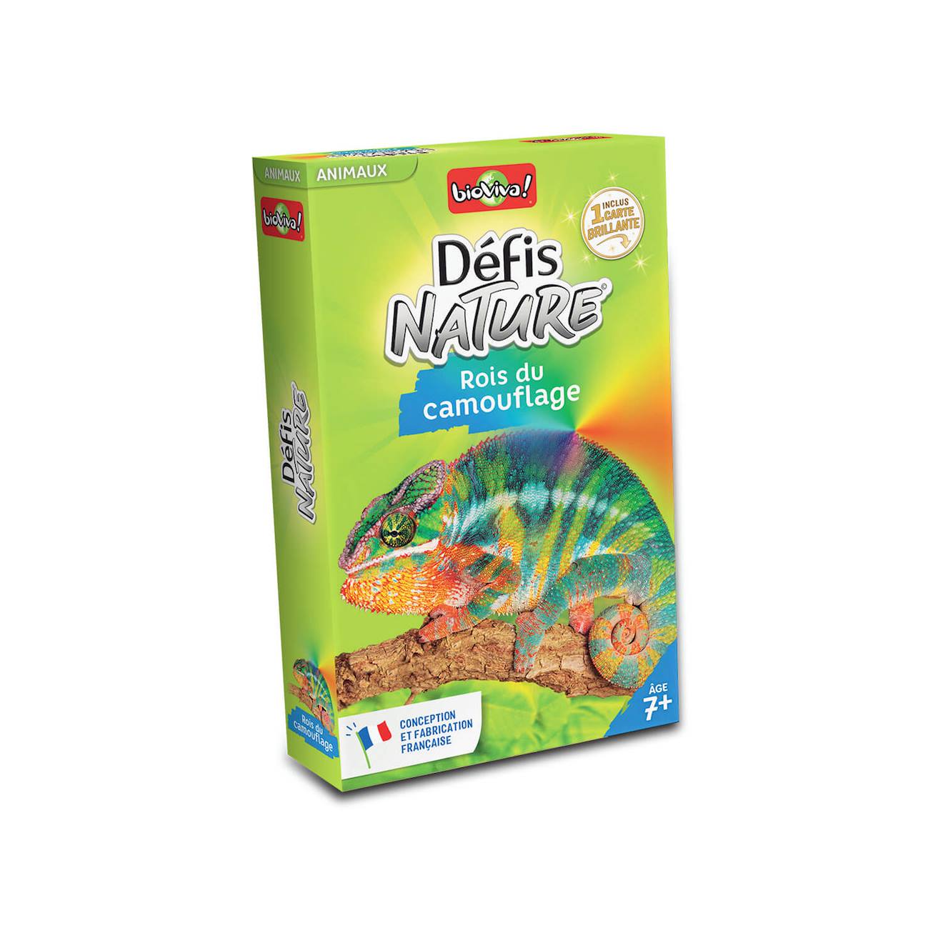 Jeu De Cartes - Défis Nature - Rois Du Camouflage - Fabriqué En France Multicolore