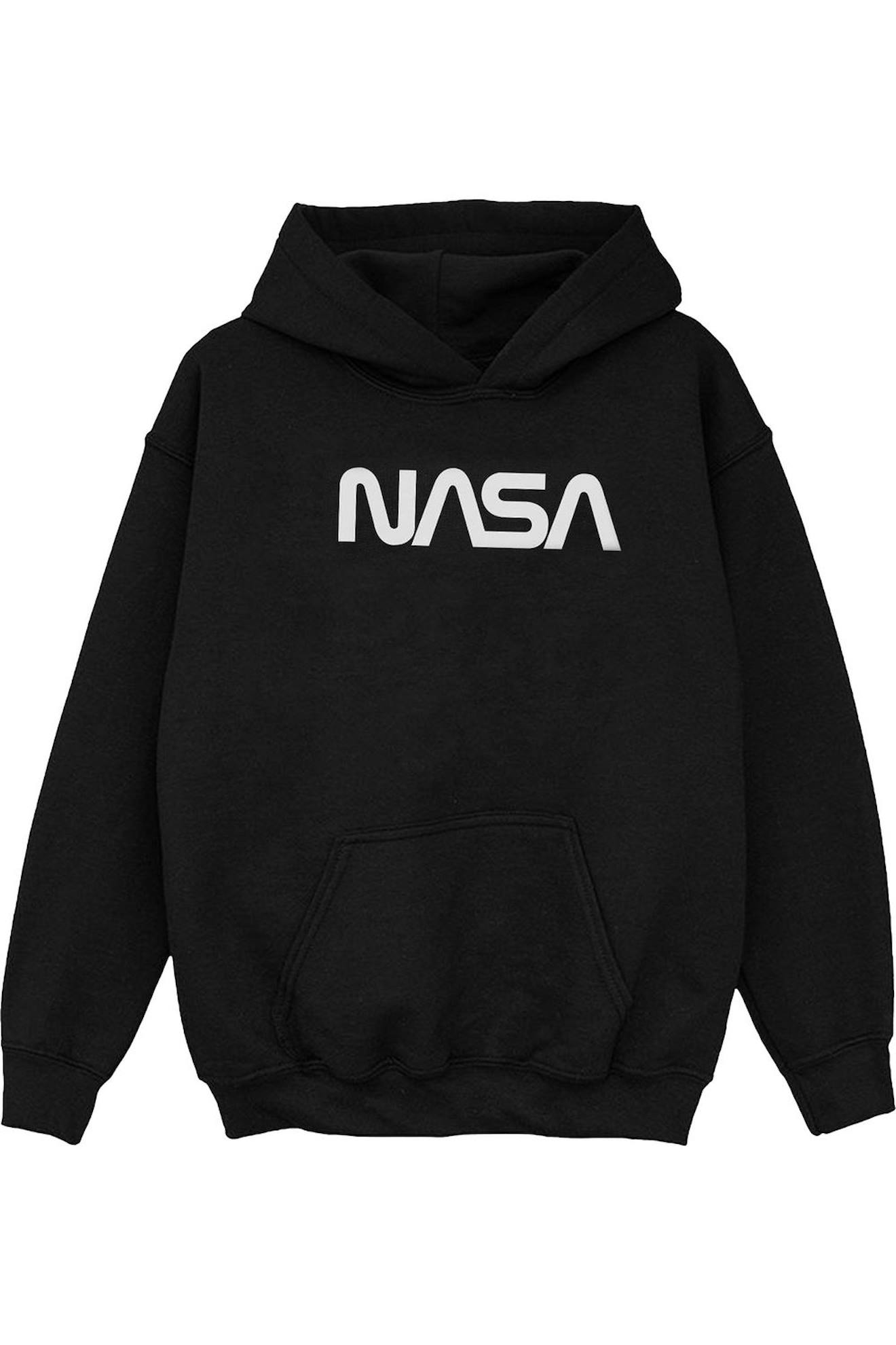 Sweat À Capuche Coton Nasa Noir