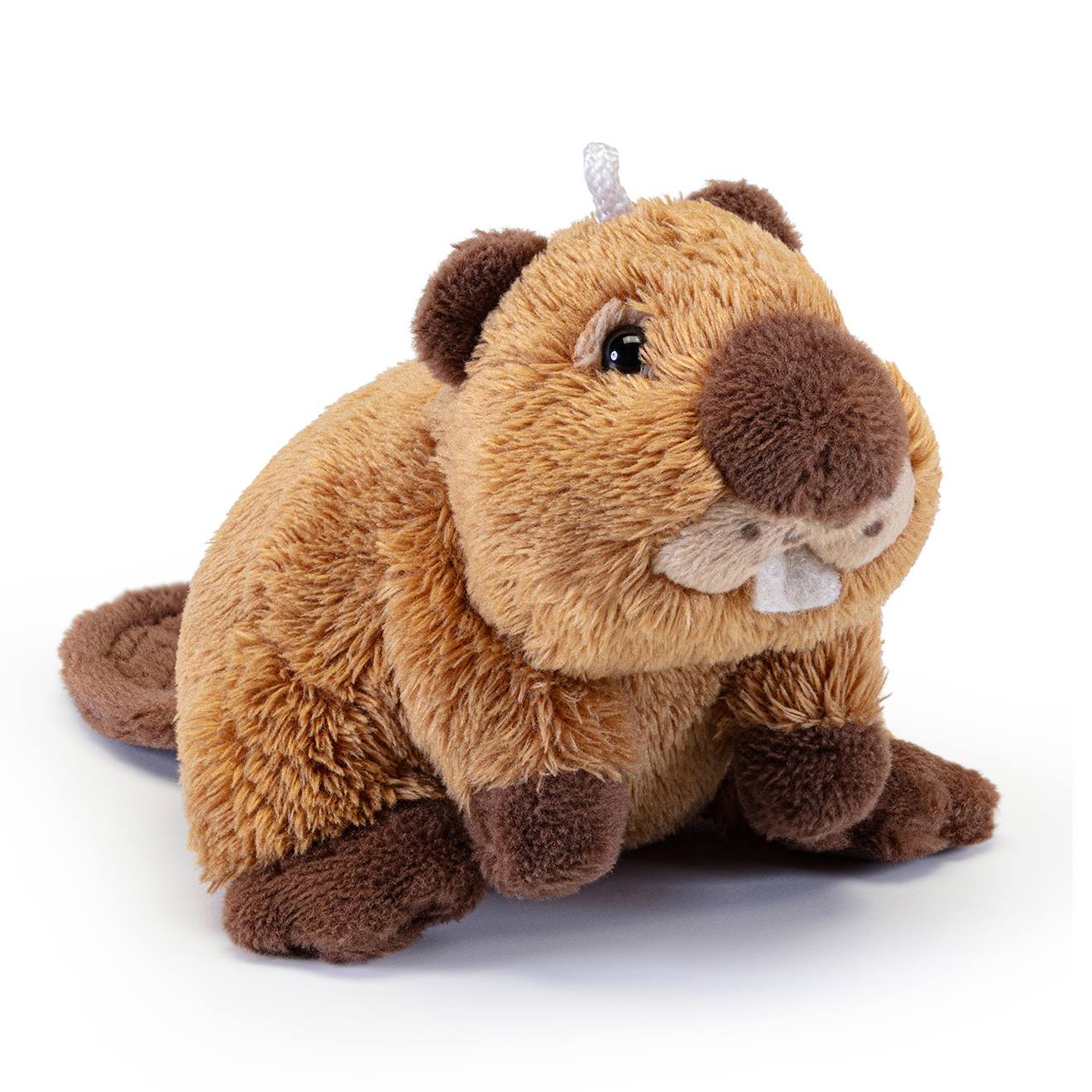 Mini Peluche Castor Marron