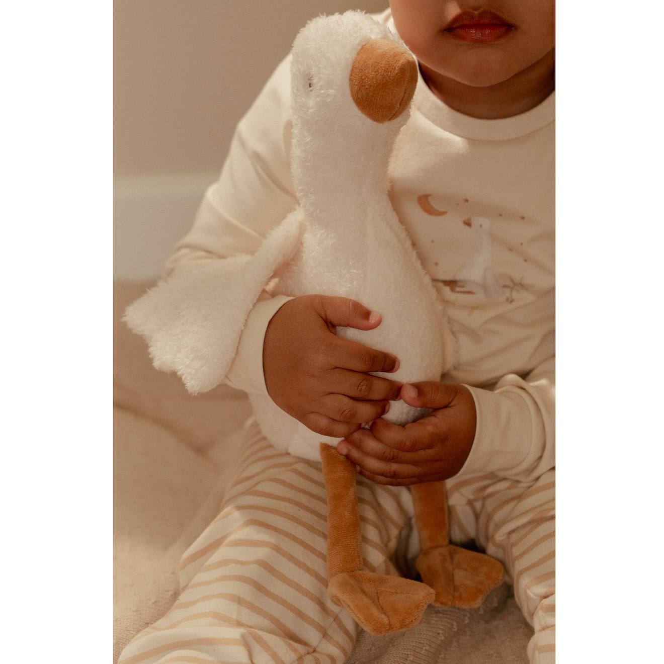 Peluche Oie Little Goose 25 Cm Beige (Little Dutch) - Image 2