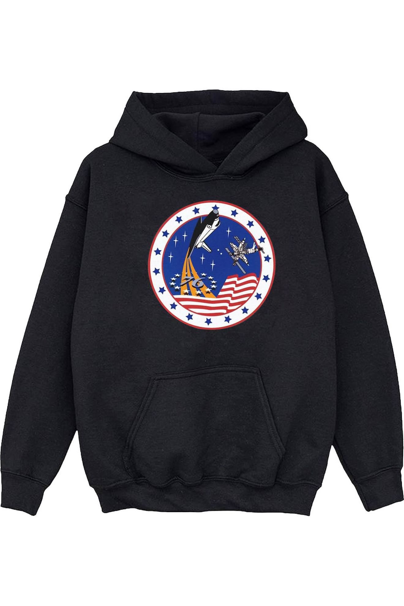 Sweat Capuche Rocket Coton Nasa 76 Noir 38 €