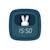 Réveil et veilleuse pour enfant Billy clock - Motif lapin, face avant tissu Blue Waves+Chocolat+Gris+Marshmallow+Navy+Rose+Turquoise 25 - vertbaudet enfant 