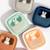 Réveil et veilleuse pour enfant Billy clock - Motif lapin, face avant tissu Blue Waves+Chocolat+Gris+Marshmallow+Navy+Rose+Turquoise 23 - vertbaudet enfant 