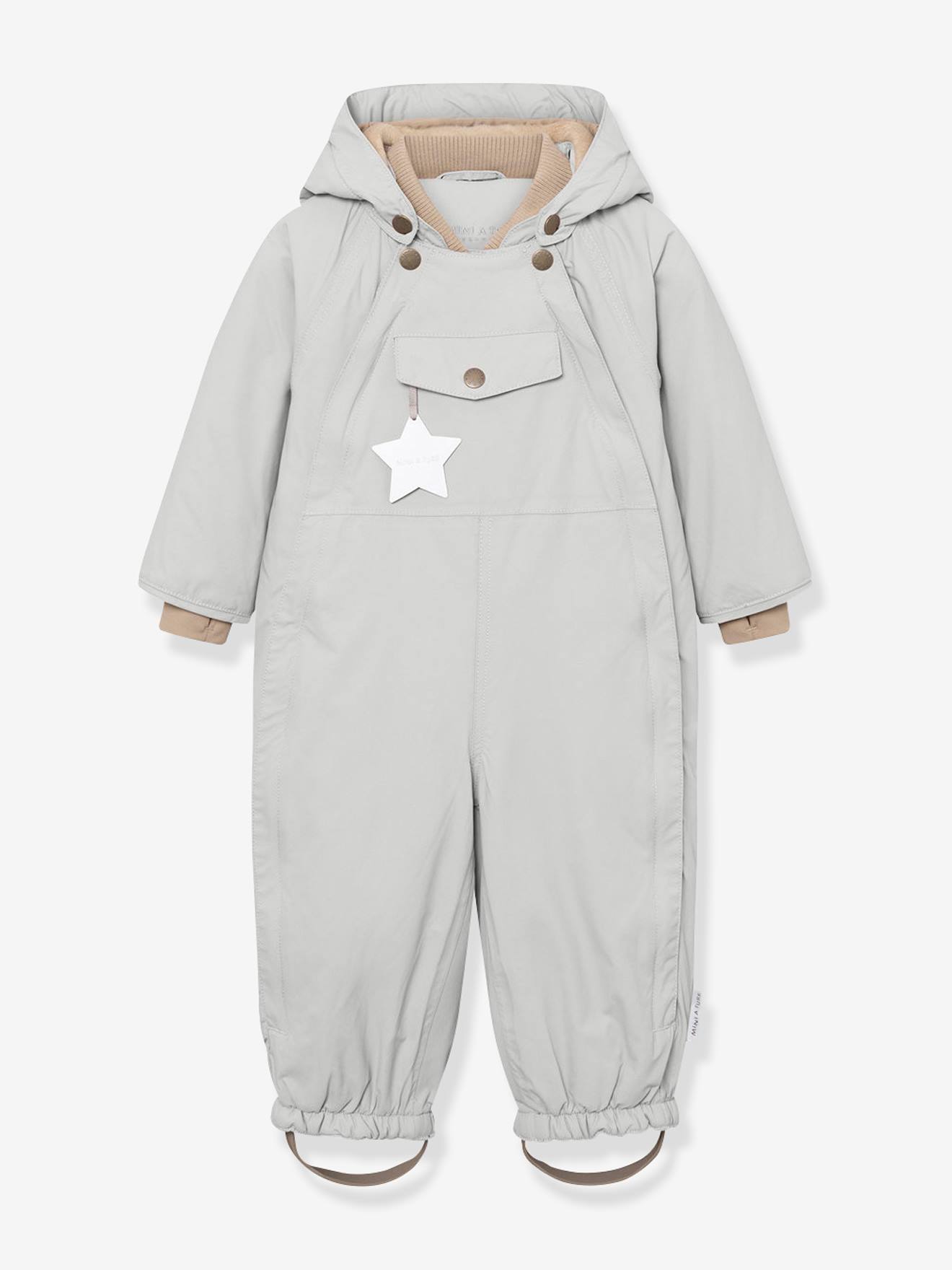 Combinaison de neige doublée polaire MATWISTI enfant MINI A TURE bleu grisé
