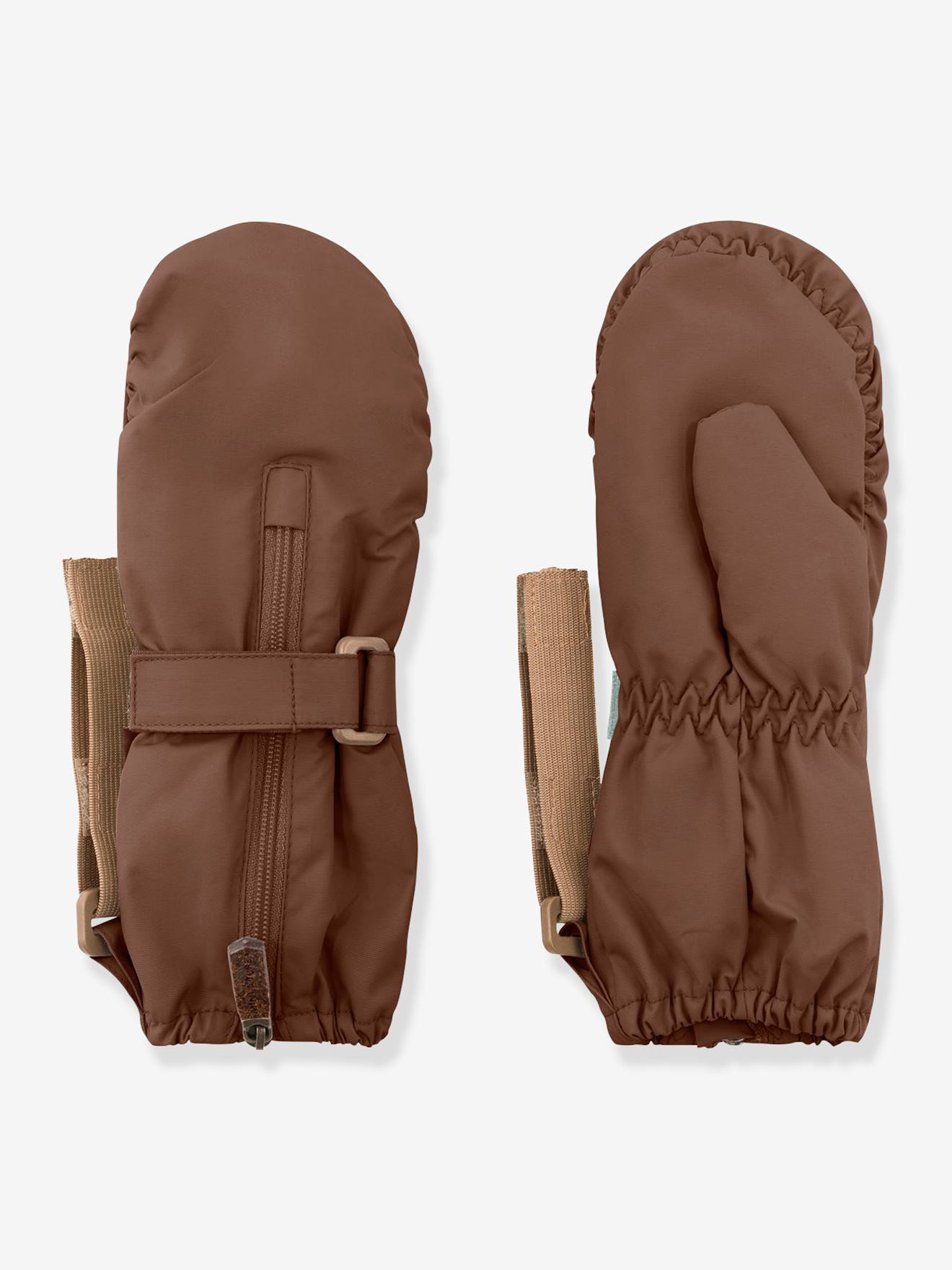 Moufles avec doublure polaire MATCESAR enfants MINI A TURE marron