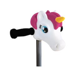 Jouet-Tête de trottinette licorne  pastel