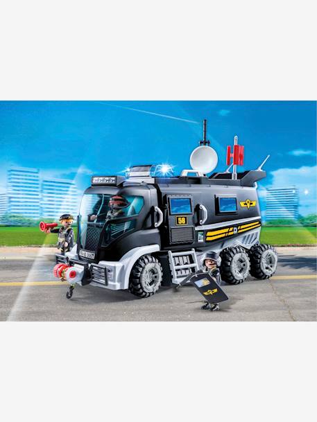 Playmobil 6873 Voiture De Police Avec Gyrophare Et Sirène - 2 Personnages, Toit Amovible, Dès 4 Ans