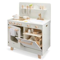 -Cuisine en bois avec lave-vaisselle