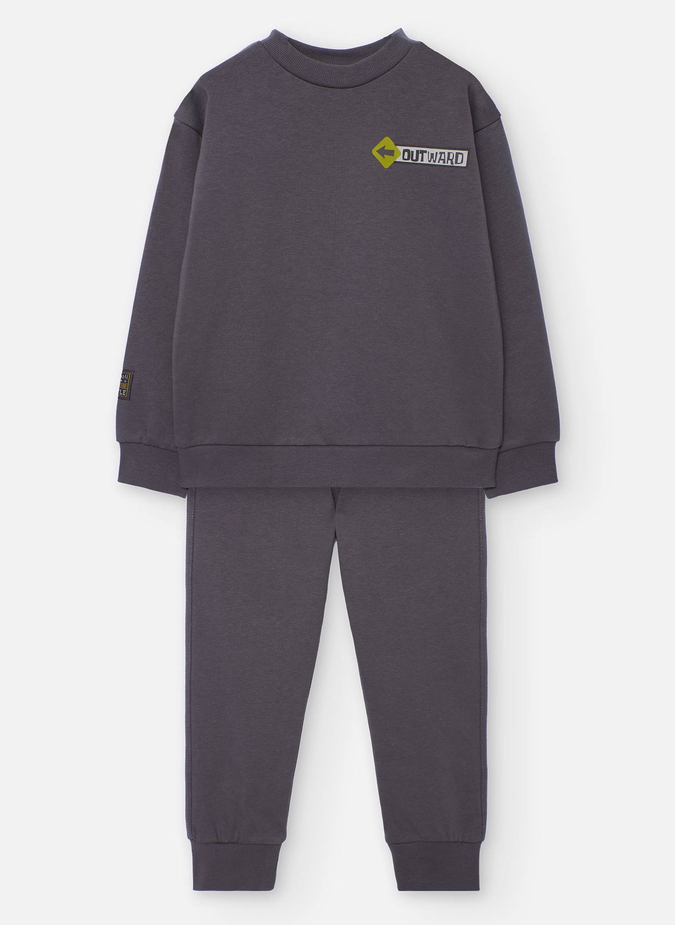 Ensemble En Molleton Gris