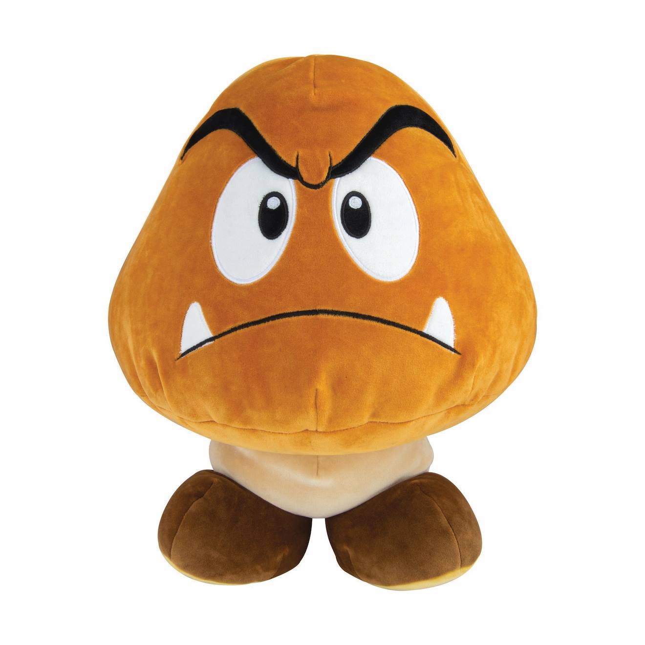 Mario Peluche Mocchi Mocchi Goomba 38 Cm Marron