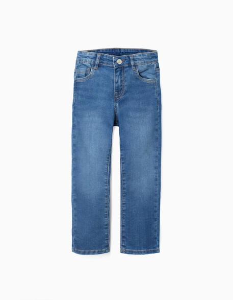 Garçon-Pantalon-Jean à coupe droite