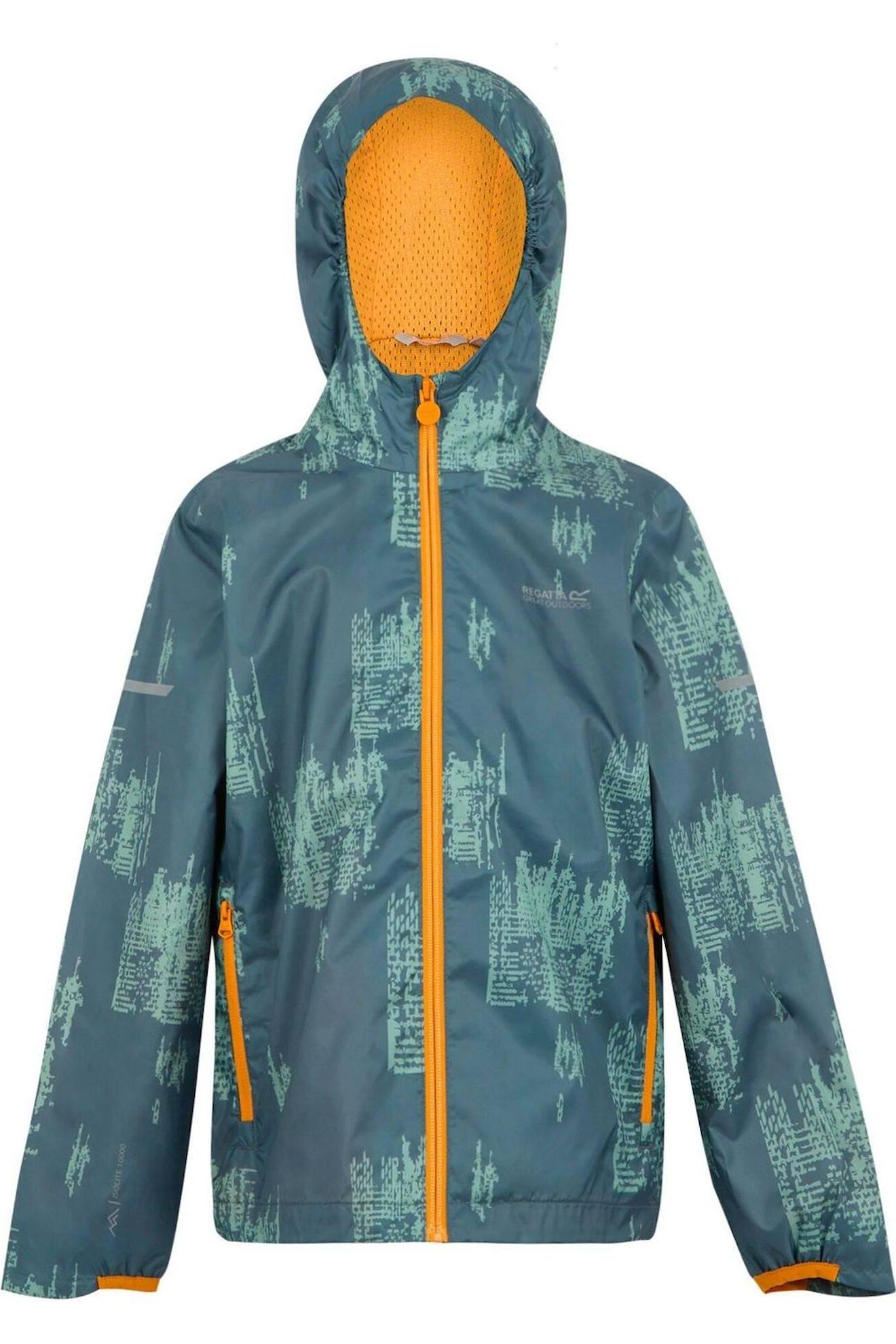 Veste Imperméable Enfant Lever Ii Gris Orageux / Glacier / Jaune