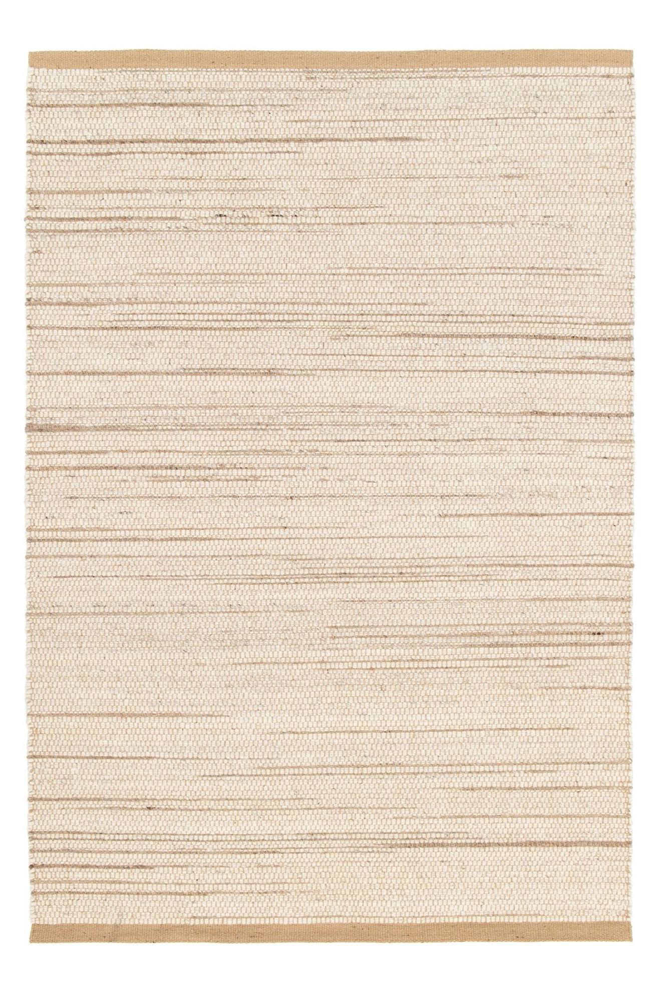 Tapis Fait Main En Laine De Nouvelle Zelande Et Jute Marius Beige