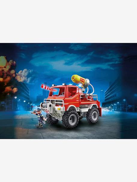 9466 4x4 de pompier avec lance-eau Playmobil Rouge 6 - vertbaudet enfant 