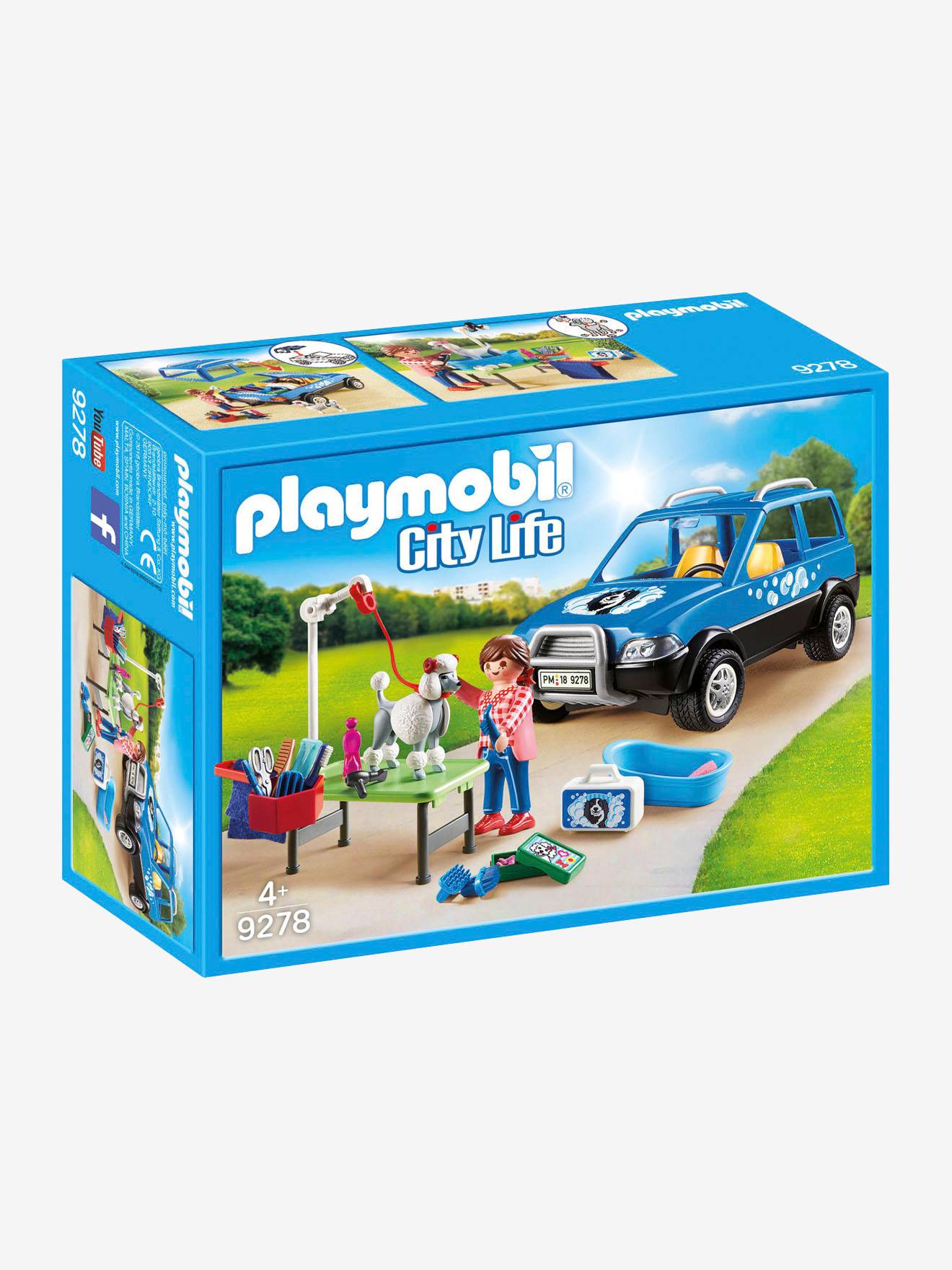 9278 Toiletteuse Avec Véhicule Playmobil Bleu