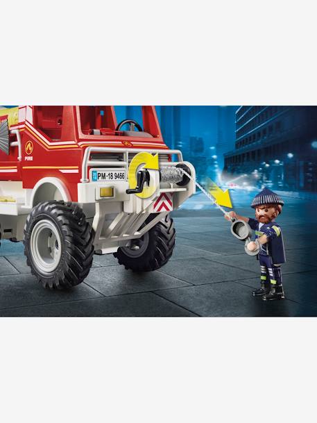 9466 4x4 de pompier avec lance-eau Playmobil Rouge 3 - vertbaudet enfant 