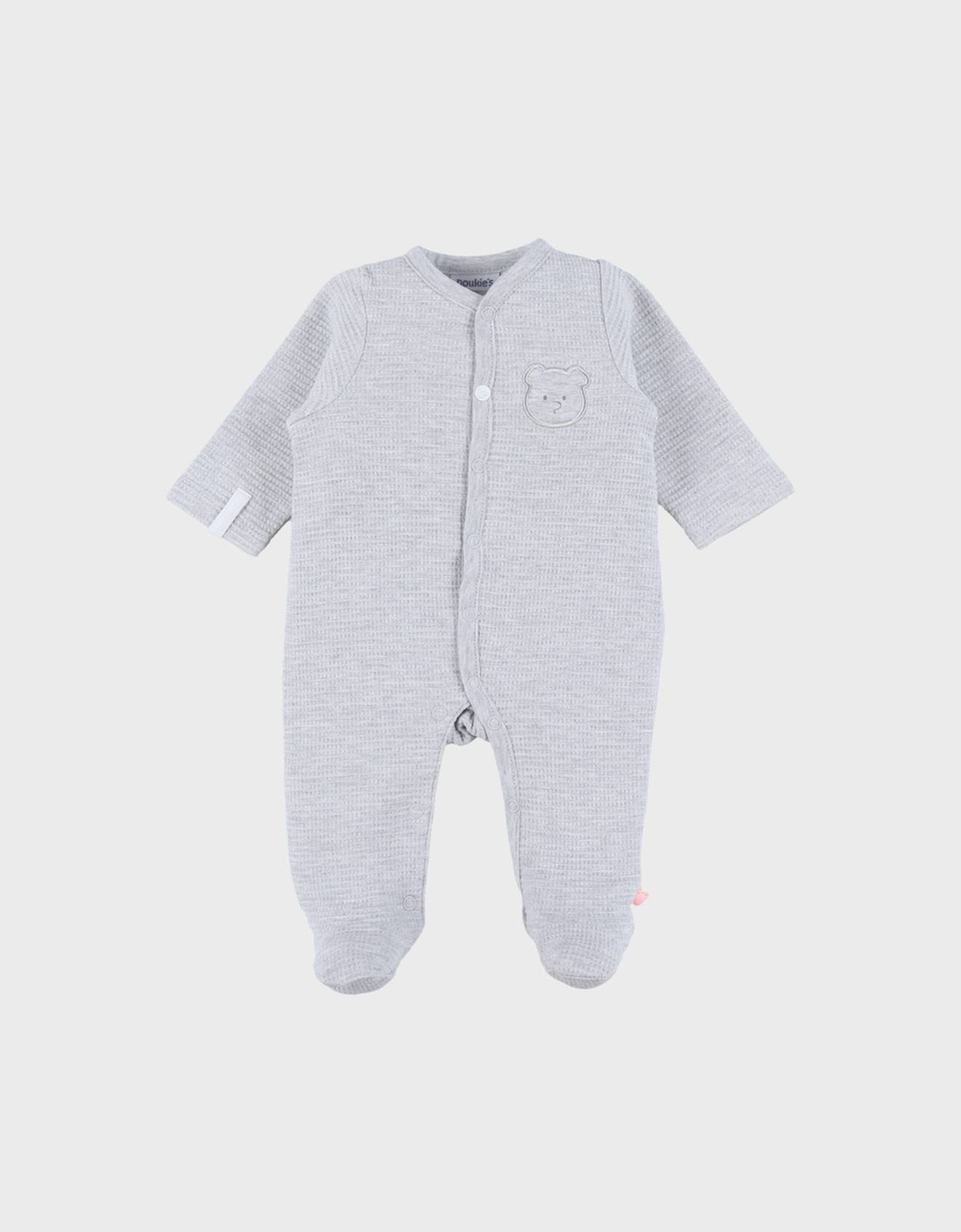 Pyjama dors-bien en coton gris