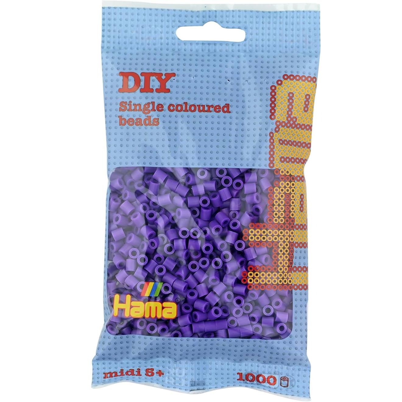 Sachet 1000 Perles Plastique Violet