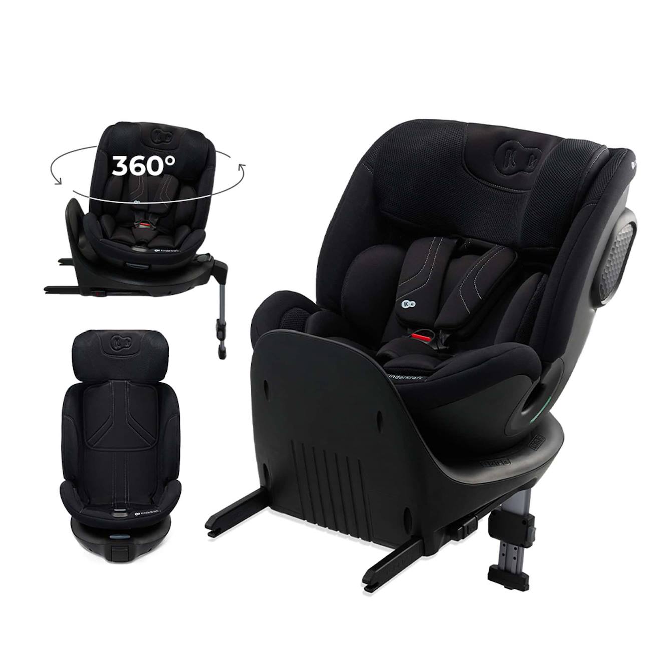 Siege Auto Xrider 2 I Size Pratique Et Confortable Noir