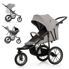 -Poussette tout terrain Sportive Helsi 2, 3 Grandes roues, dès la naissance jusqu'à 22 Kg