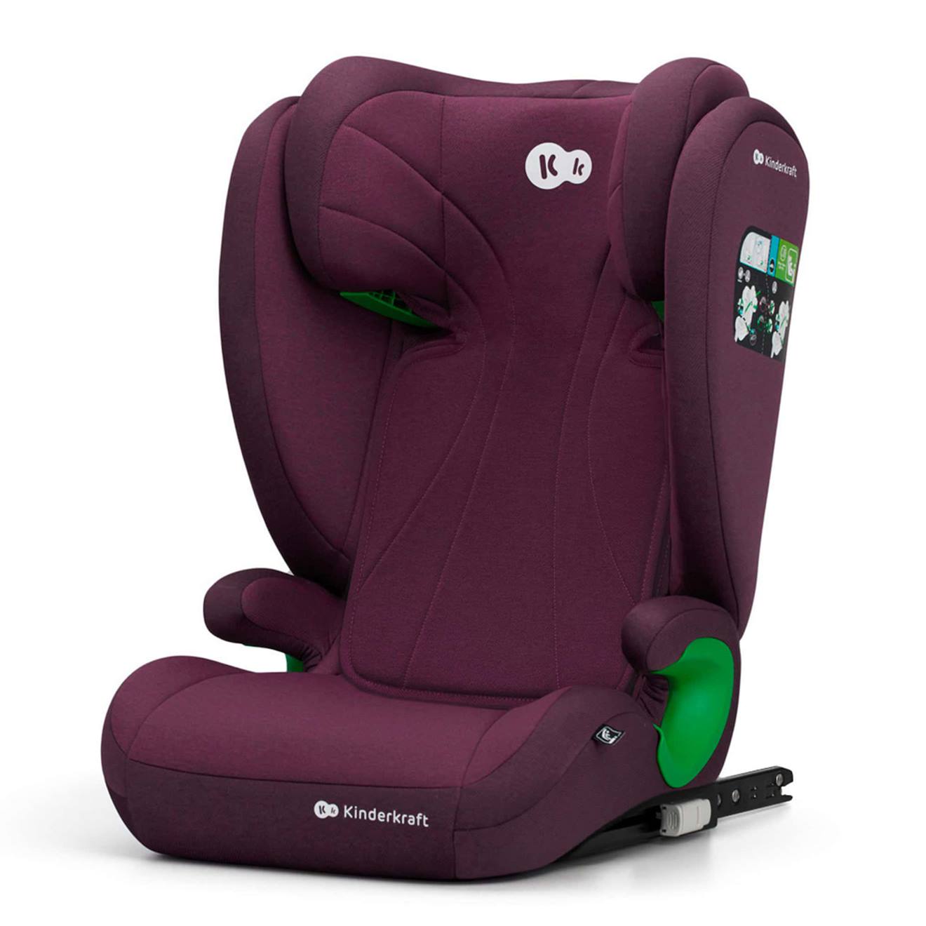 Rehausseur Auto Isofix Groupe 2 3 Siege Reglable Bordeaux