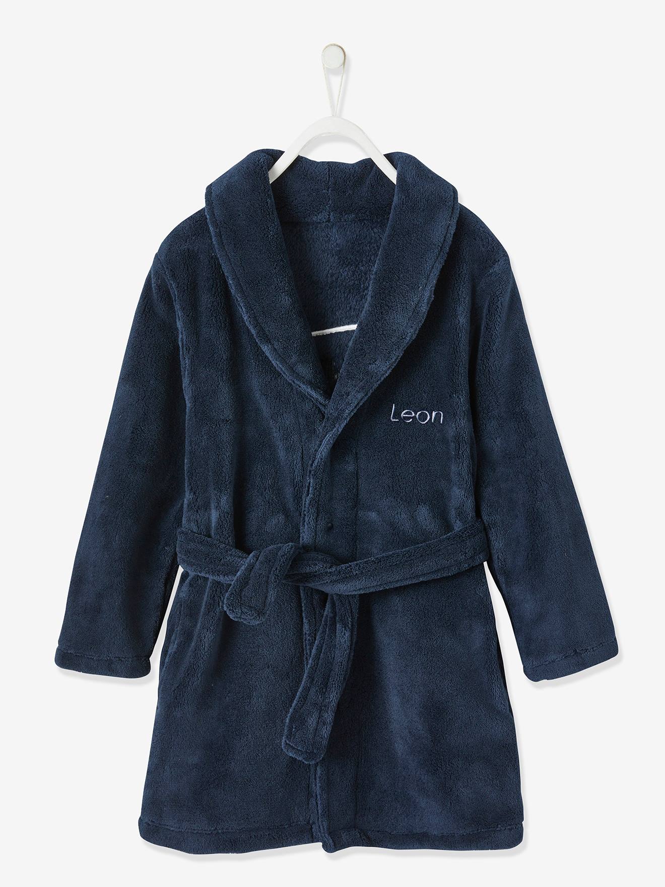 Robe De Chambre Avengers Pour Garçon, Polaire Douce Et Chaud, Peignoir Enfant Bleu, Taille 6 Ans, Cadeau Parfait Pour Les Super-Héros En Herbe