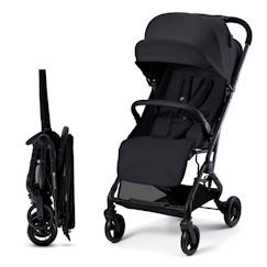 -Poussette Compacte Kinderkraft INDY 3 avec Pliage à Une Main CLICK & FOLD, Position Allongée et Roues TPR Durables