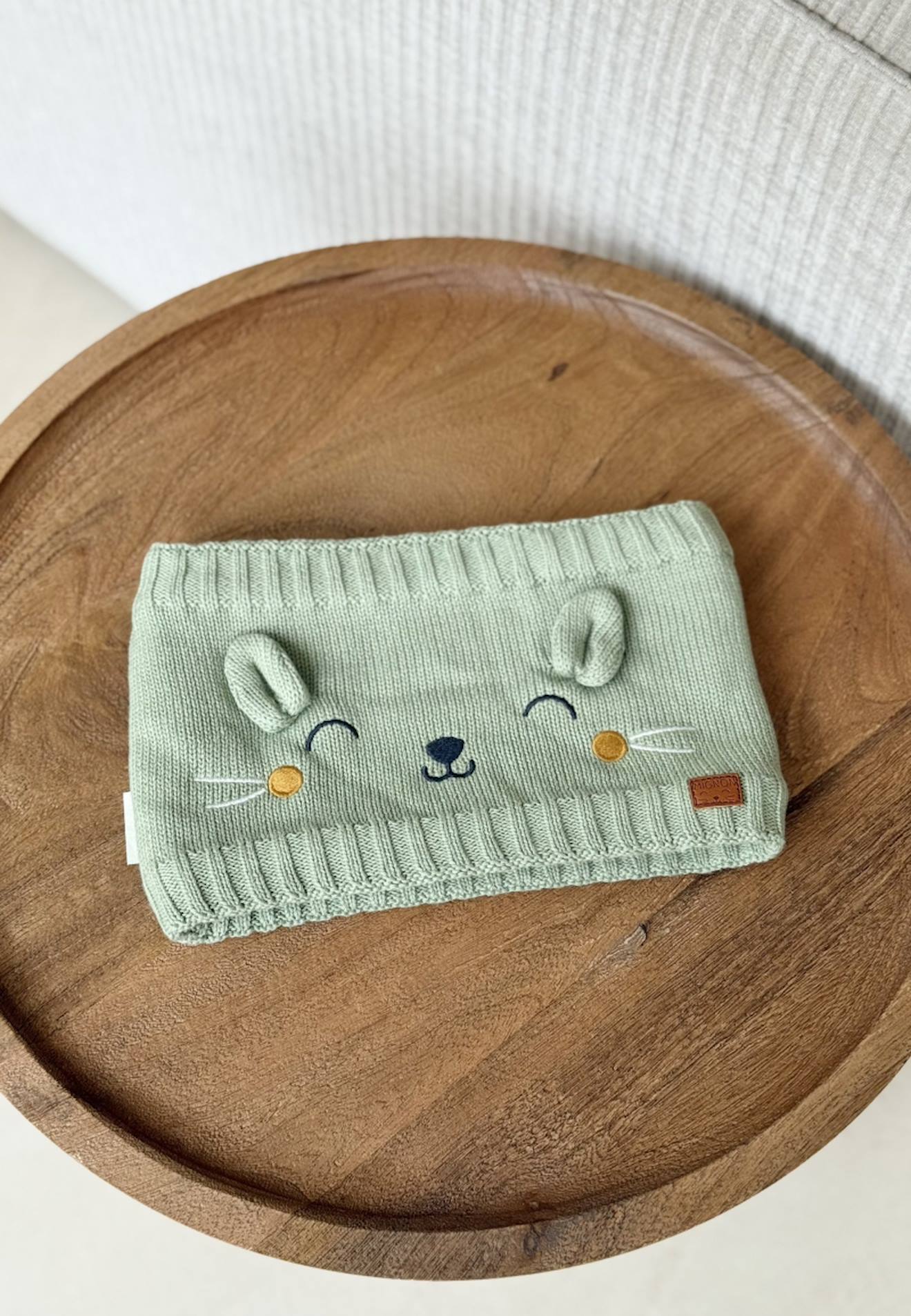 Cache Cou Enfant En Tricot Boavista Kaki 7 €