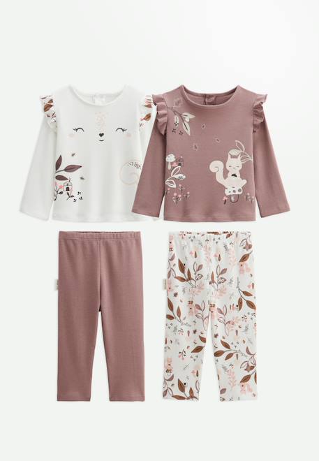 Fille-Lot de 2 pyjamas enfant 2 pièces sora