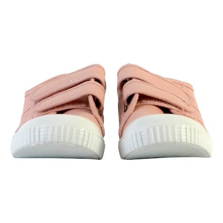 Baskets basses enfant à scratch Aloe+Blanc+Dalia+Jeans+Marine+Peau 28 - vertbaudet enfant 