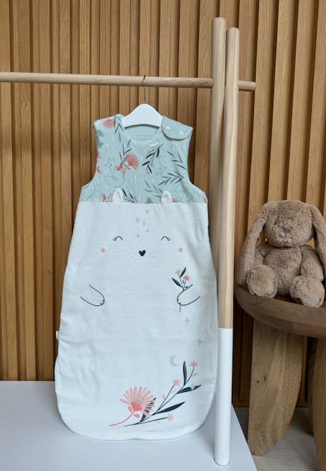 Petit Beguin - Gigoteuse Tog2 En Velours Dina Ecru