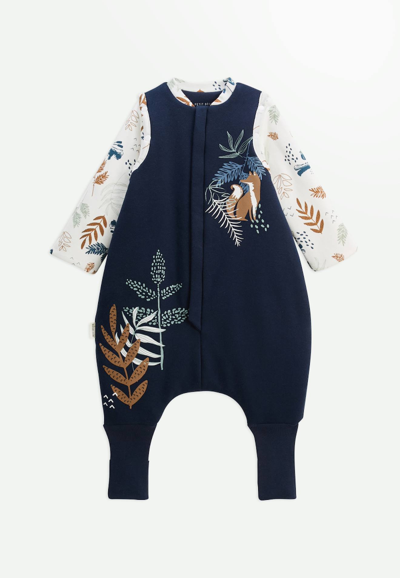 Turbulette D'hiver Avec Pieds Retroussables Et Manches Amovibles Bivouac Bleu