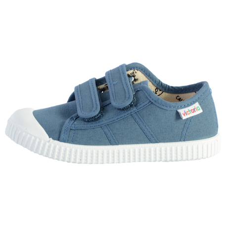 Baskets basses enfant à scratch Aloe+Blanc+Dalia+Jeans+Marine+Peau 16 - vertbaudet enfant 