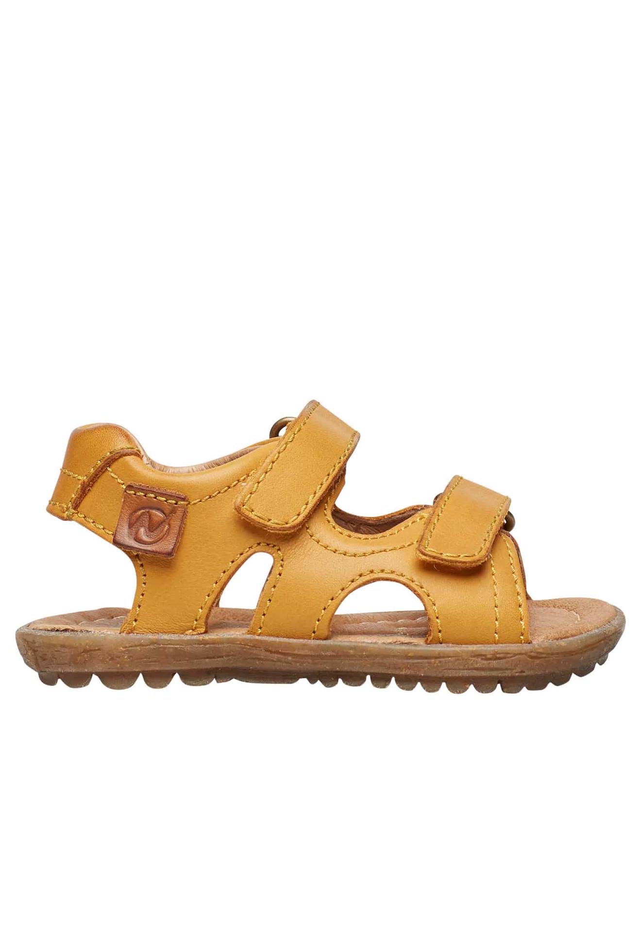 Sandales En Cuir Sky Orange