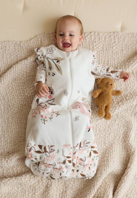 Petit Beguin - Gigoteuse Tog 2 En Velours Sora Ecru