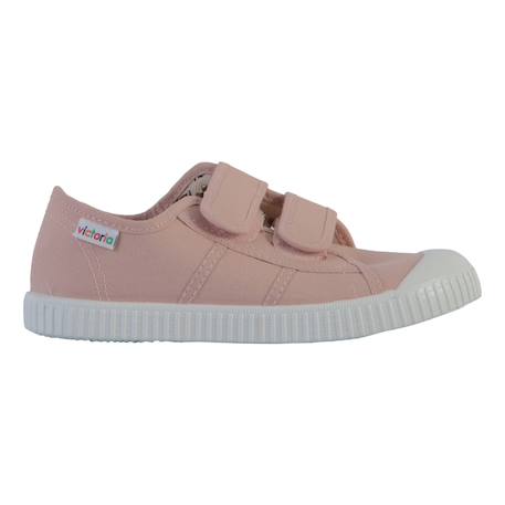 Baskets basses enfant à scratch Aloe+Blanc+Dalia+Jeans+Marine+Peau 25 - vertbaudet enfant 