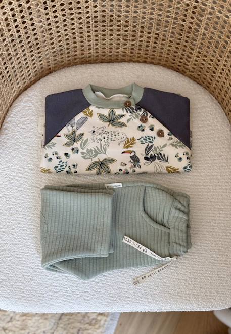 Garçon-Ensemble enfant sweat et pantalon en molleton boavista