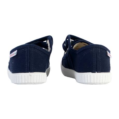 Baskets basses enfant à scratch Aloe+Blanc+Dalia+Jeans+Marine+Peau 22 - vertbaudet enfant 