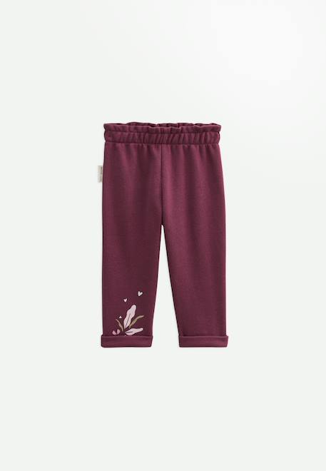 Fille-Pantalon-Pantalon enfant en molleton mila