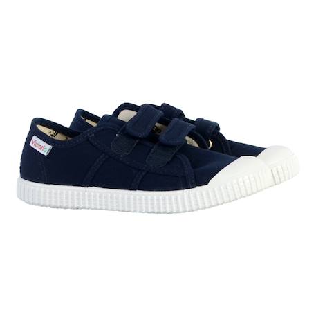 Baskets basses enfant à scratch Aloe+Blanc+Dalia+Jeans+Marine+Peau 21 - vertbaudet enfant 