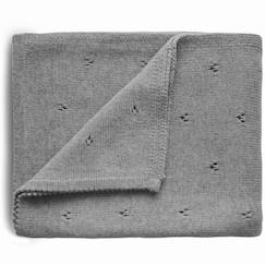 Linge de maison et décoration-Couverture pointelle en coton bio