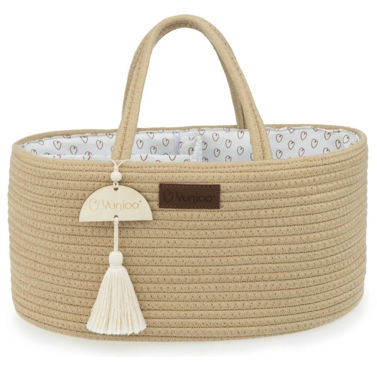 Panier De Toilette Beige (Yunioo) - Couverture