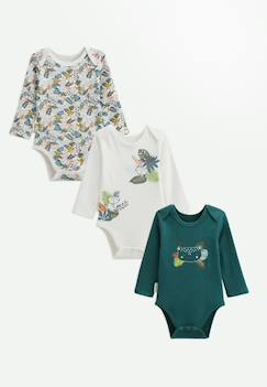 Bébé-Body-Lot de 3 bodies bébé manches longues canopée