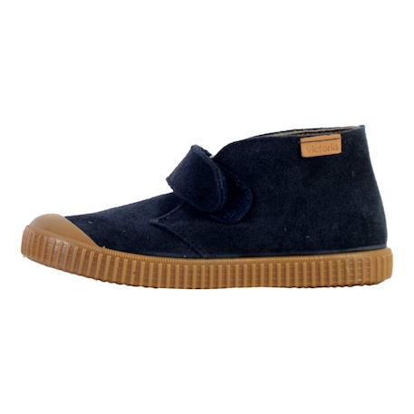 Baskets montantes  à scratch Marine 2 - vertbaudet enfant 