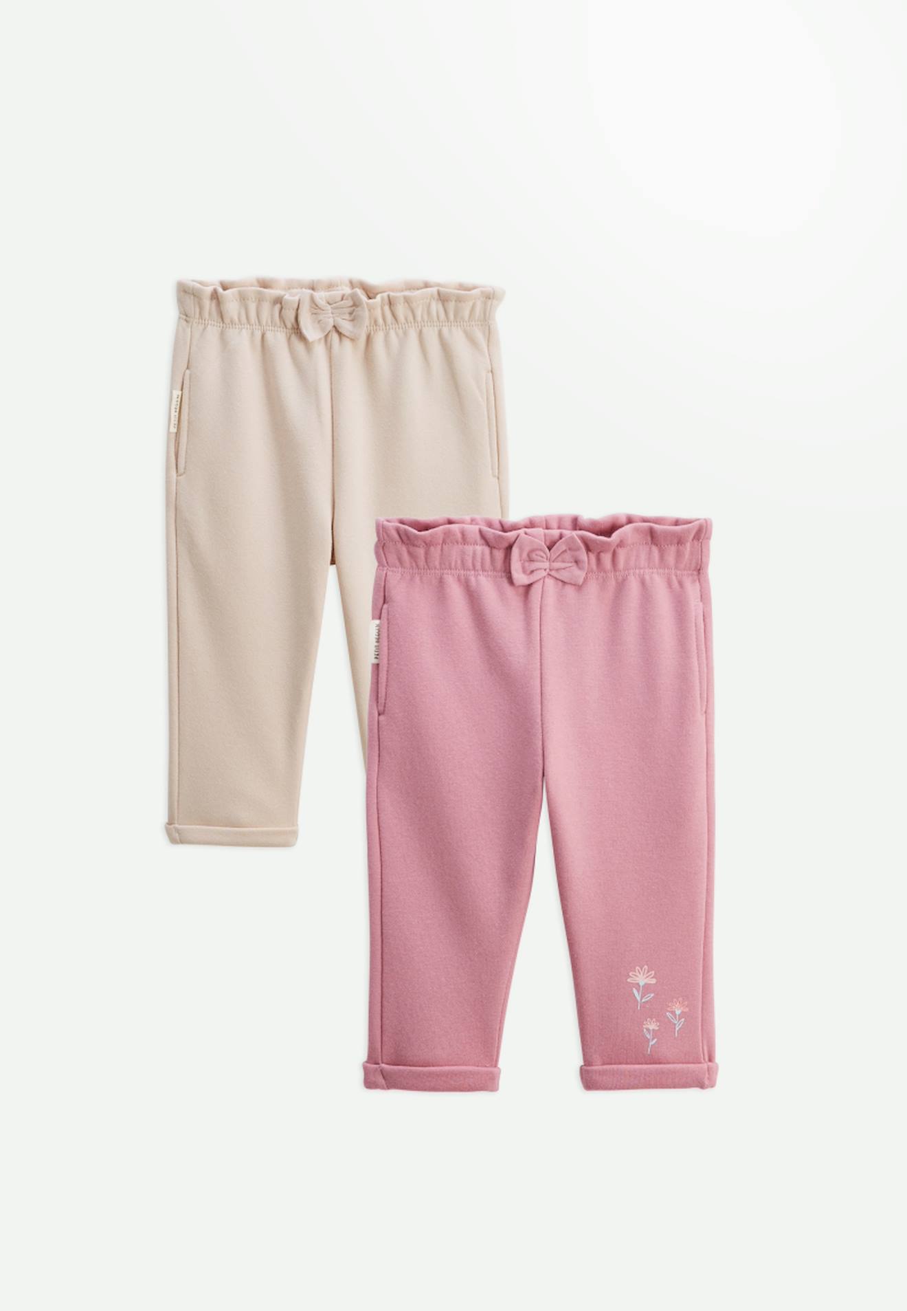 Lot De 2 Pantalons Bébé En Molleton Dina Rose
