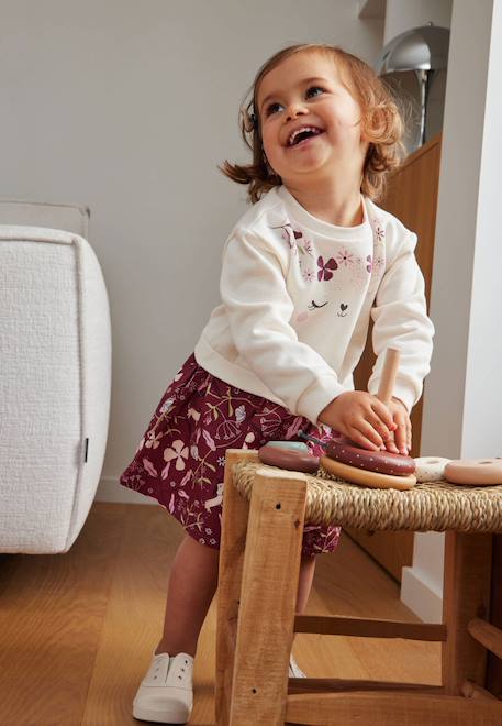 Bébé-Robe bébé en molleton mila